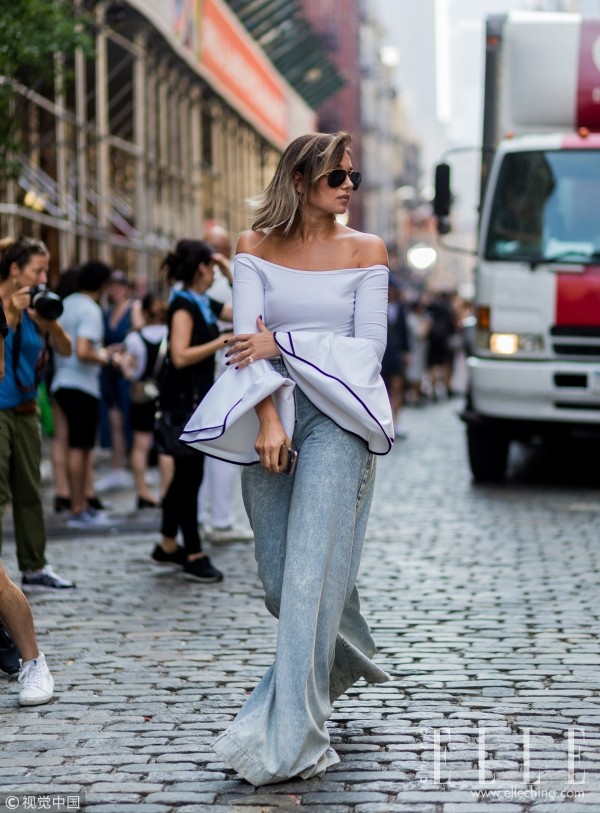 方领、V领、一字领,夏日显瘦领型大Battle